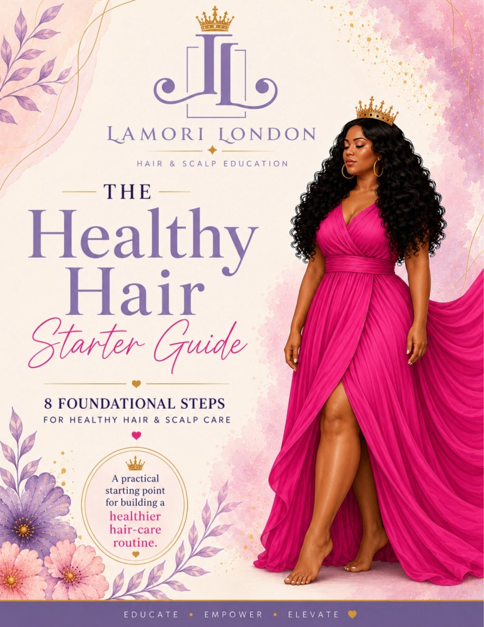 Original LamoriLondon Healthy Hair Starter Guide cover